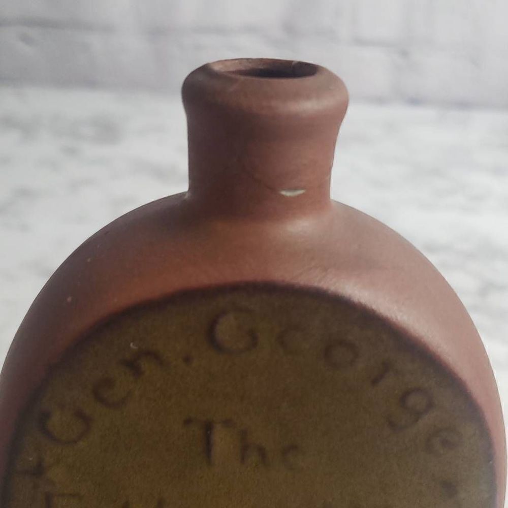 Primitive George Washington Brown Bottle - Picture 15 of 15